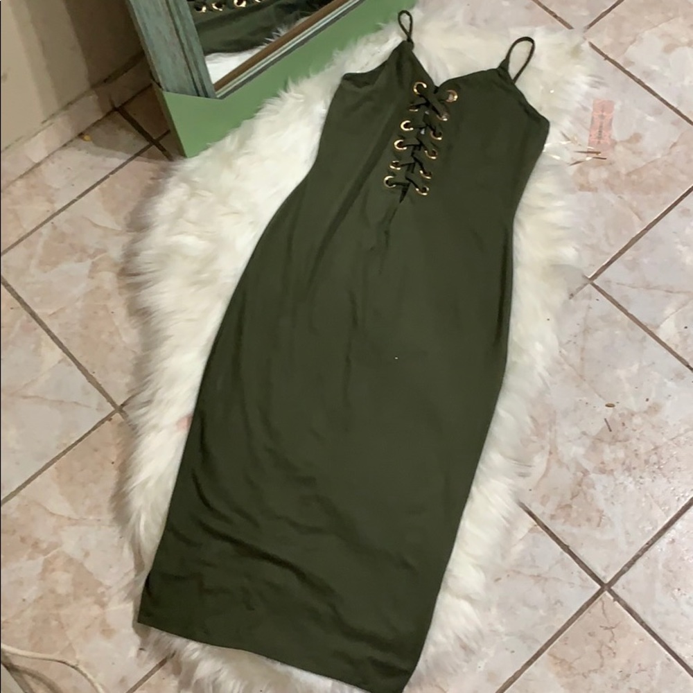 Green dress